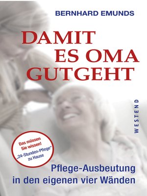 cover image of Damit es Oma gutgeht